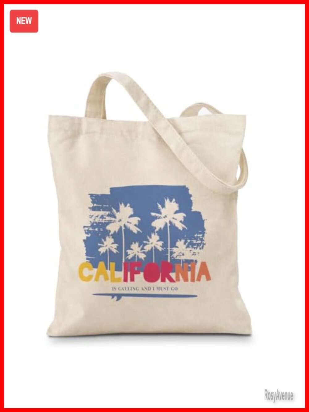 Canvas Tote Bag Cotton Shoulder Bag Beach Travel Shopping Carryall
